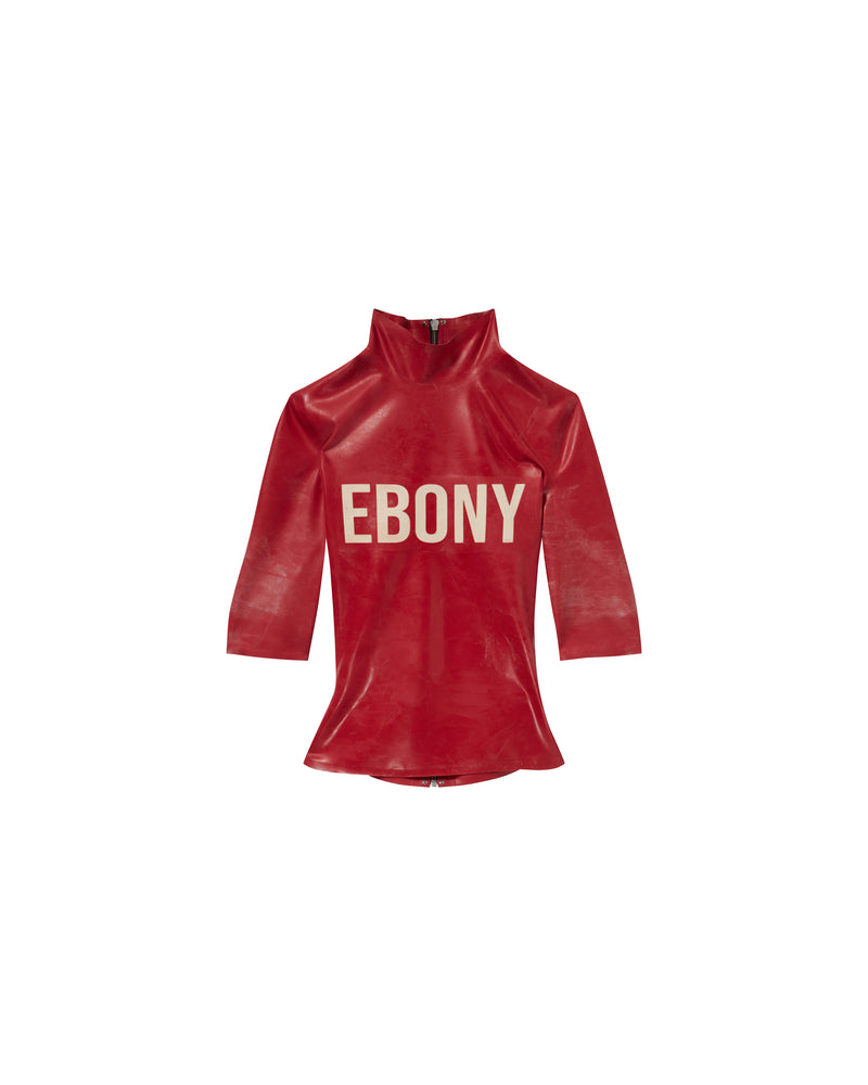 LATEX TEE EBONY RED / PRE-ORDER