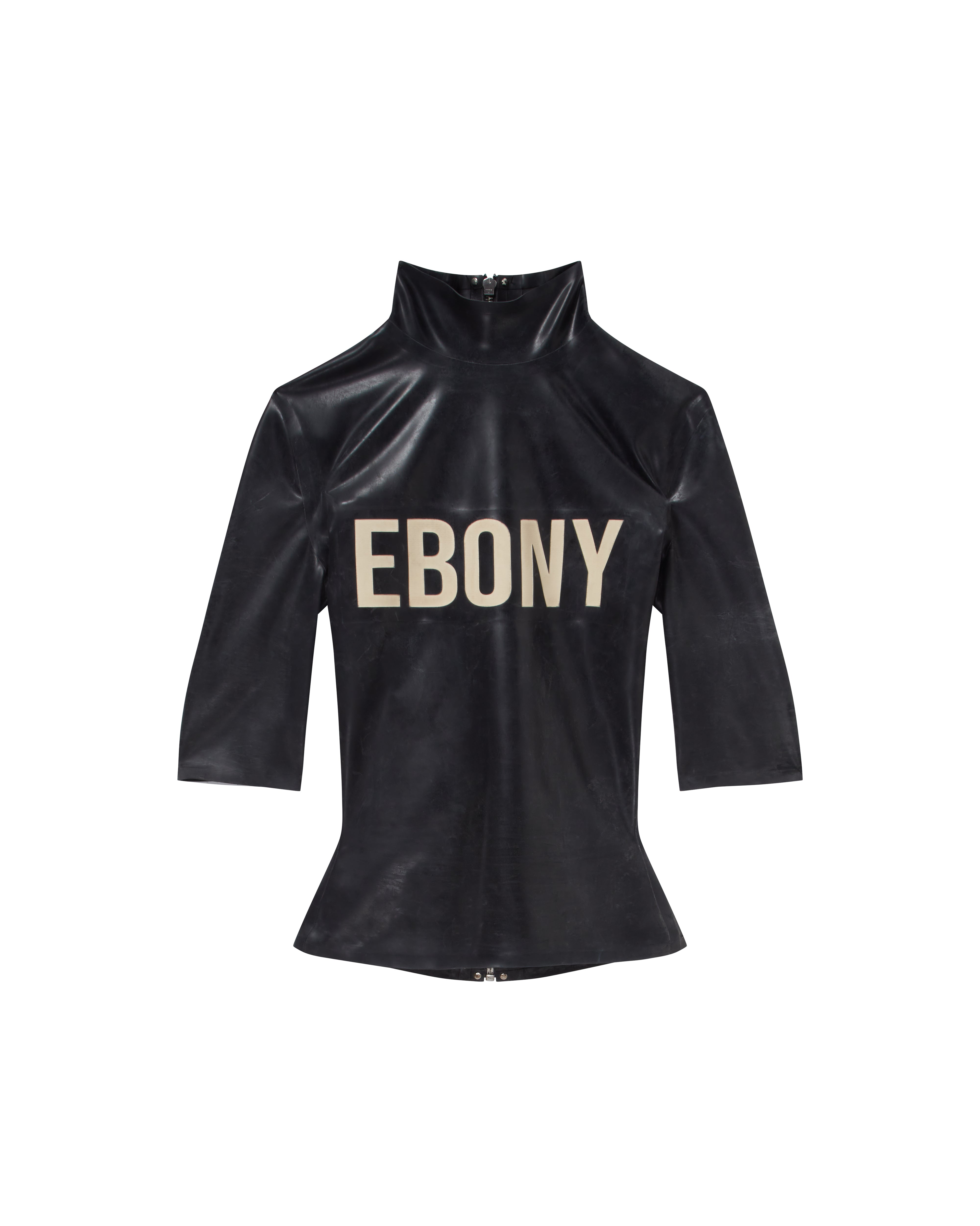 LATEX TEE EBONY BLACK Image 2