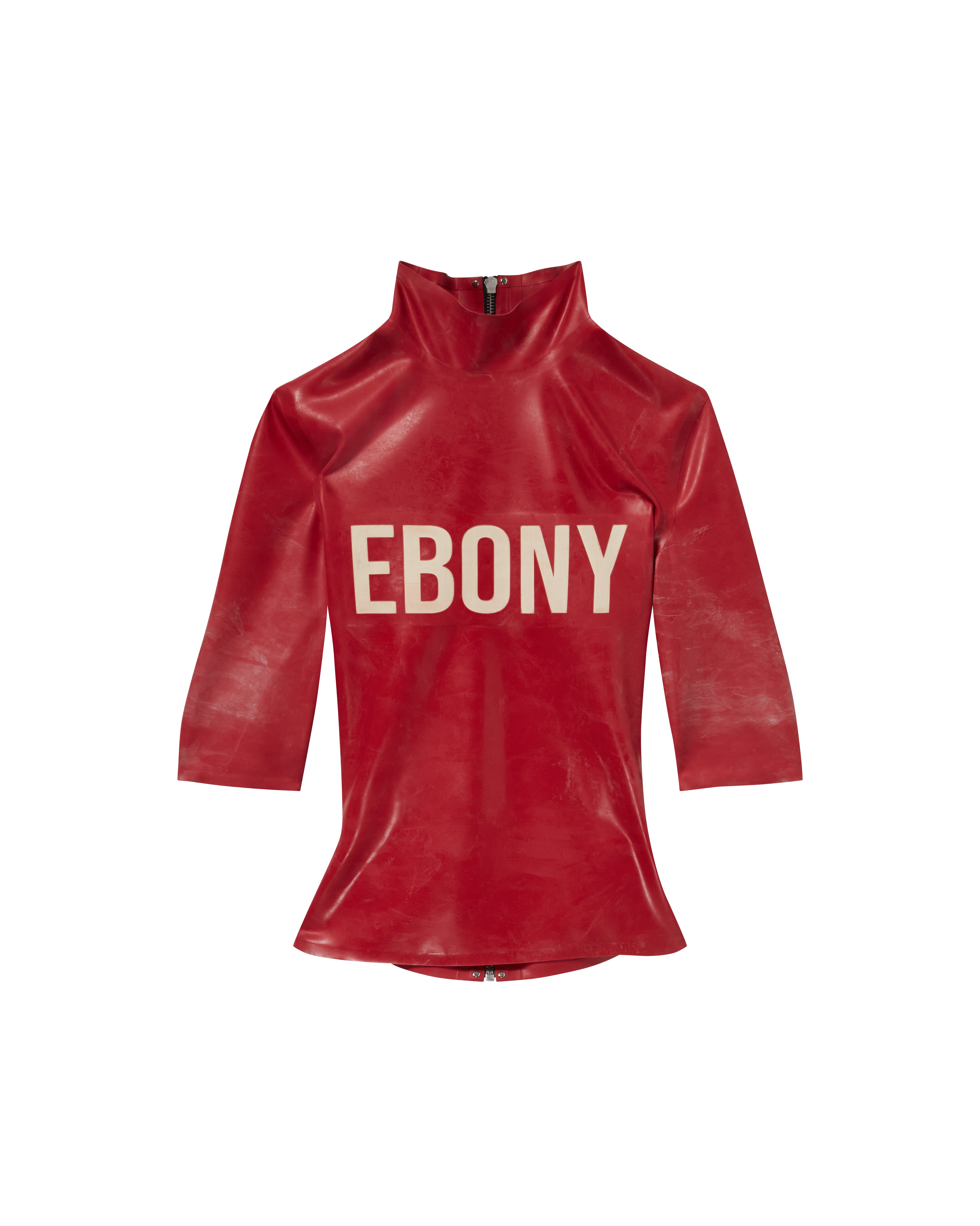 LATEX TEE EBONY RED Image 3