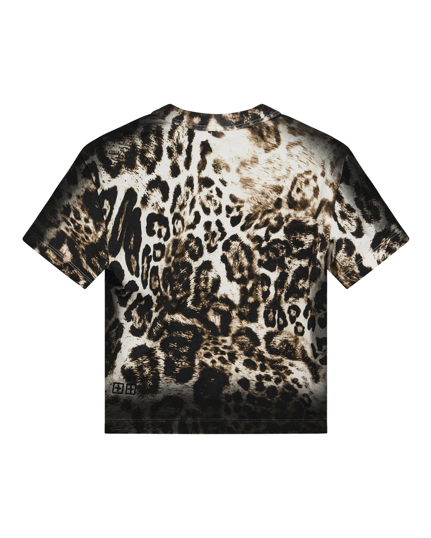 MK BABY SS TEE CHEETAH SLASHED
