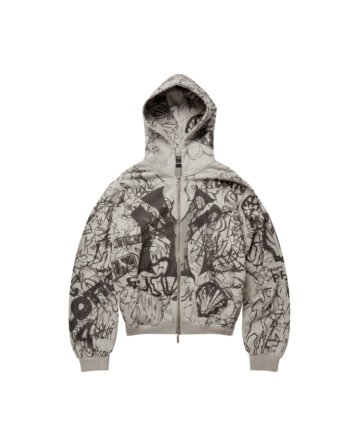 GRAFFITI TRACK TOP GREY