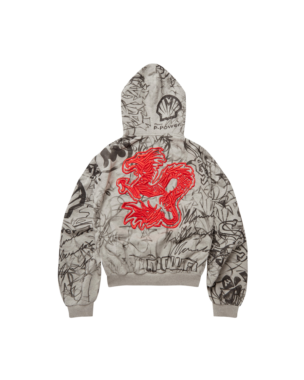 GRAFFITI TRACK TOP GREY