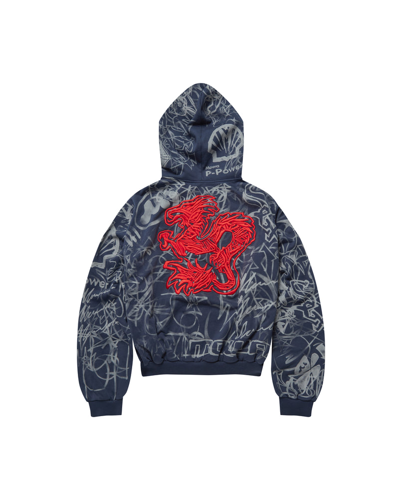GRAFFITI TRACK TOP NAVY