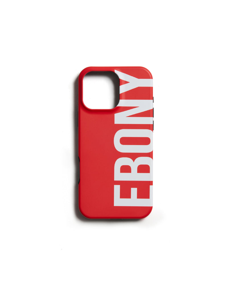EBONY IPHONE CASE RED