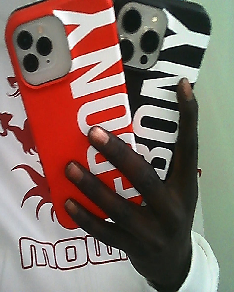 EBONY IPHONE CASE RED