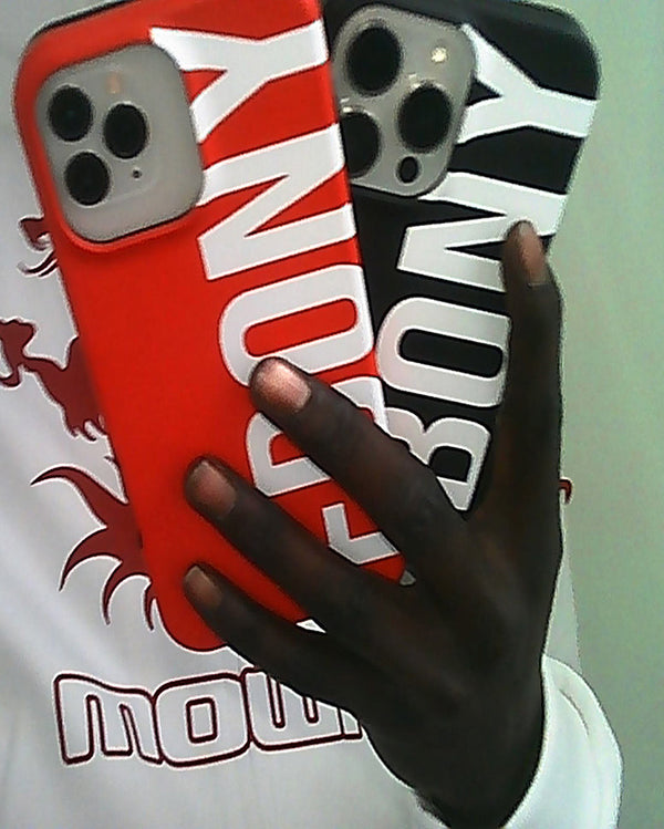 EBONY IPHONE CASE RED