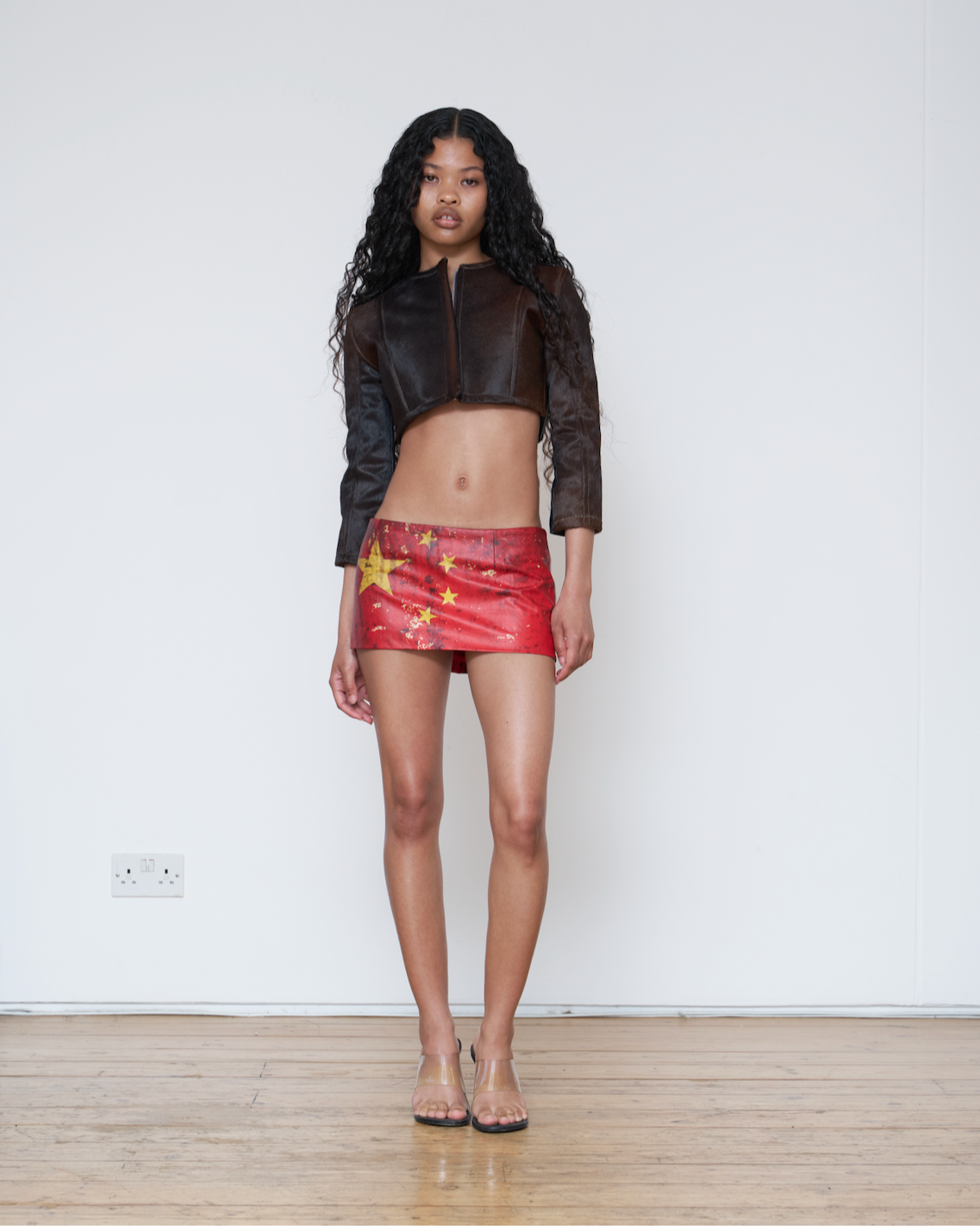 5 STAR FLAG MINI SKIRT