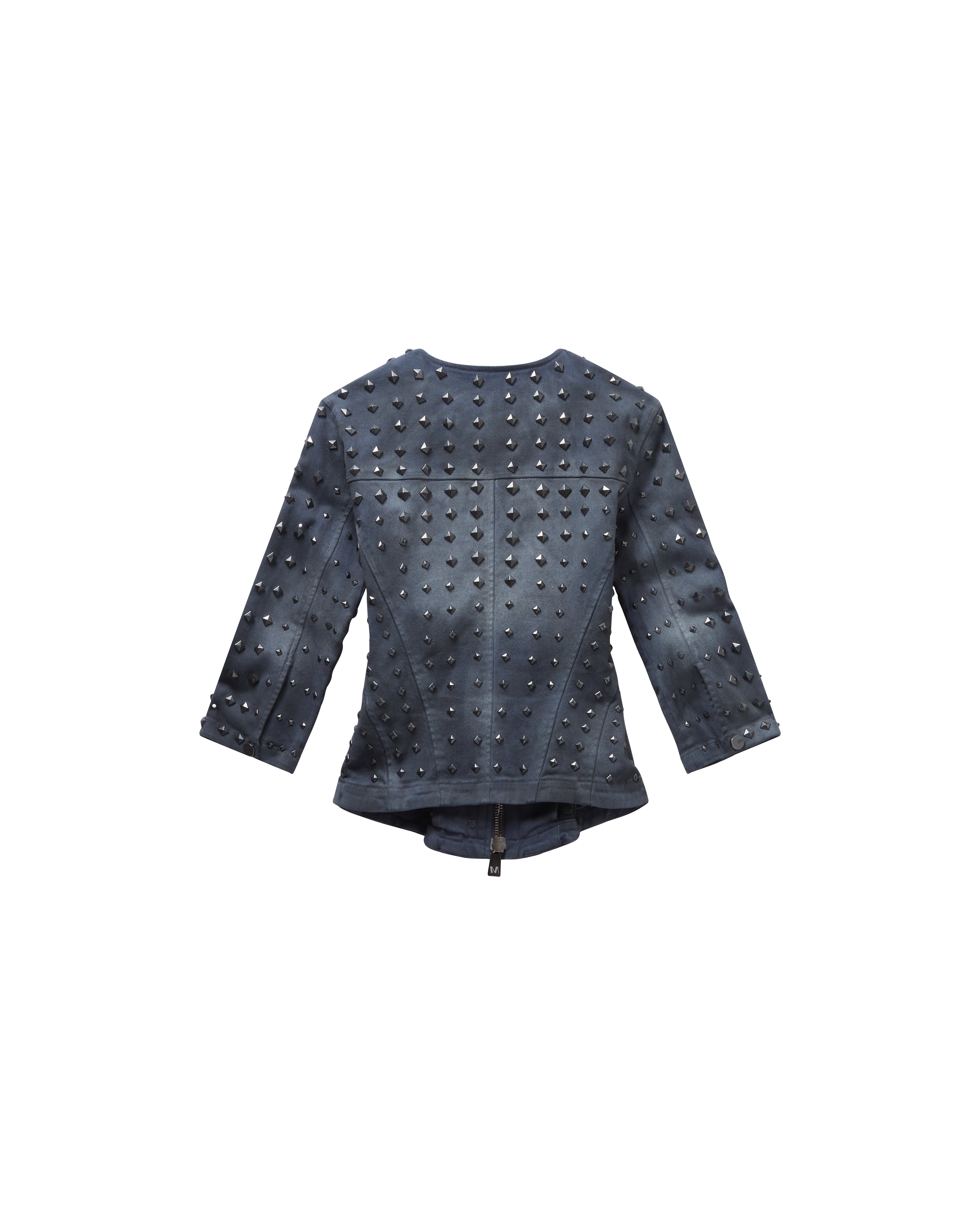 SLIM MOTO STUDDED JACKET Image 3