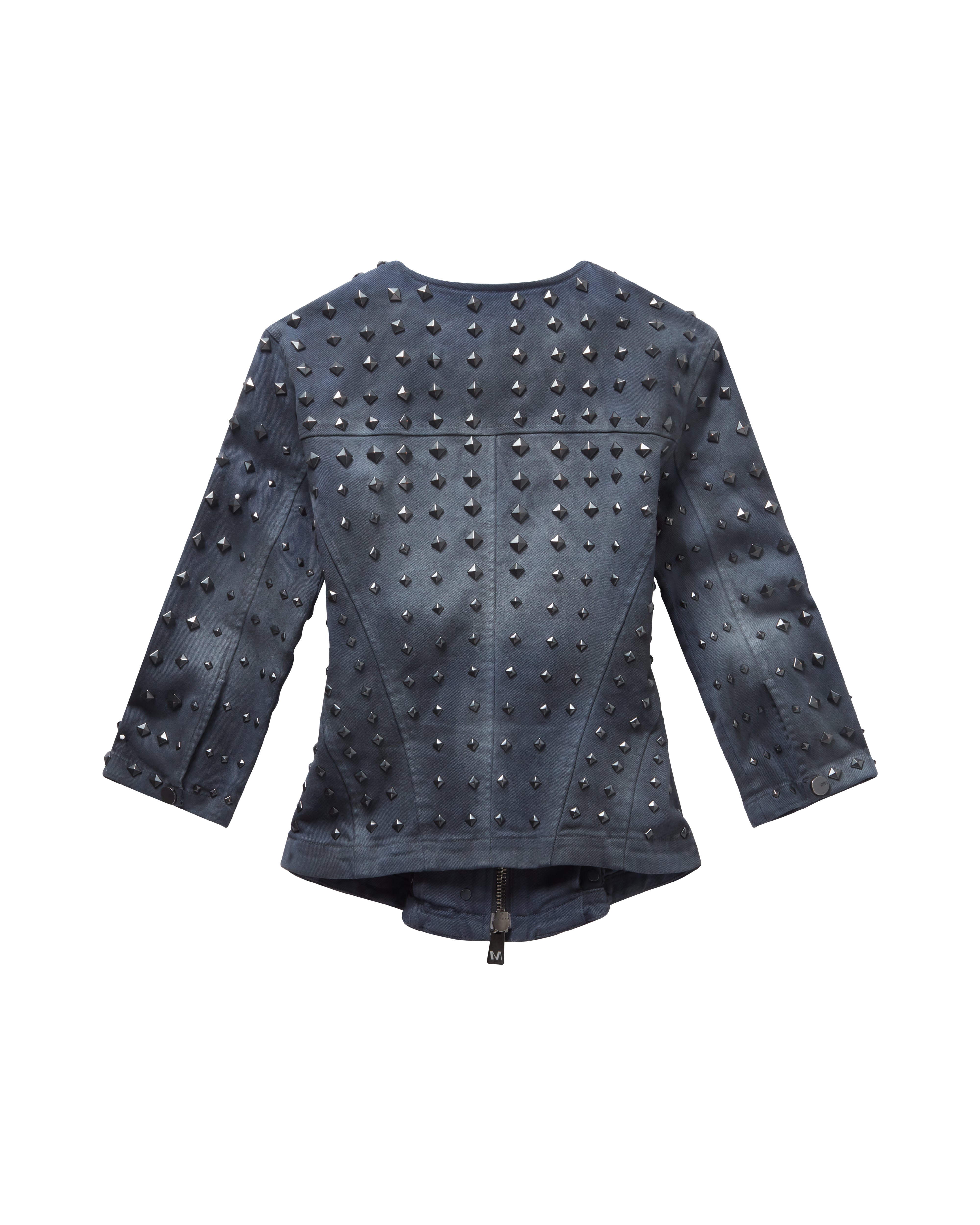 SLIM MOTO STUDDED JACKET Image 4