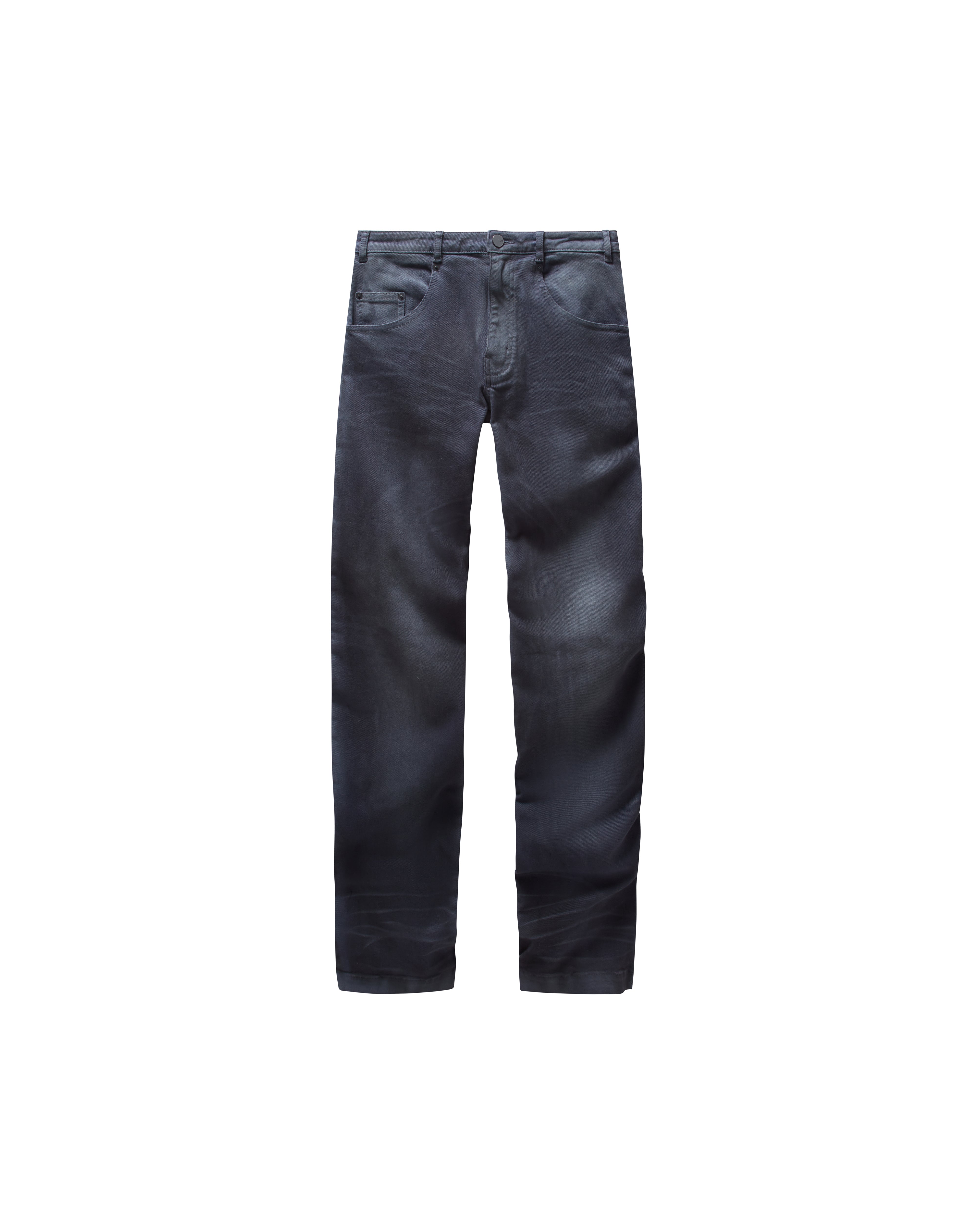 STRAIGHT-LEG BLACK JEANS Image 2