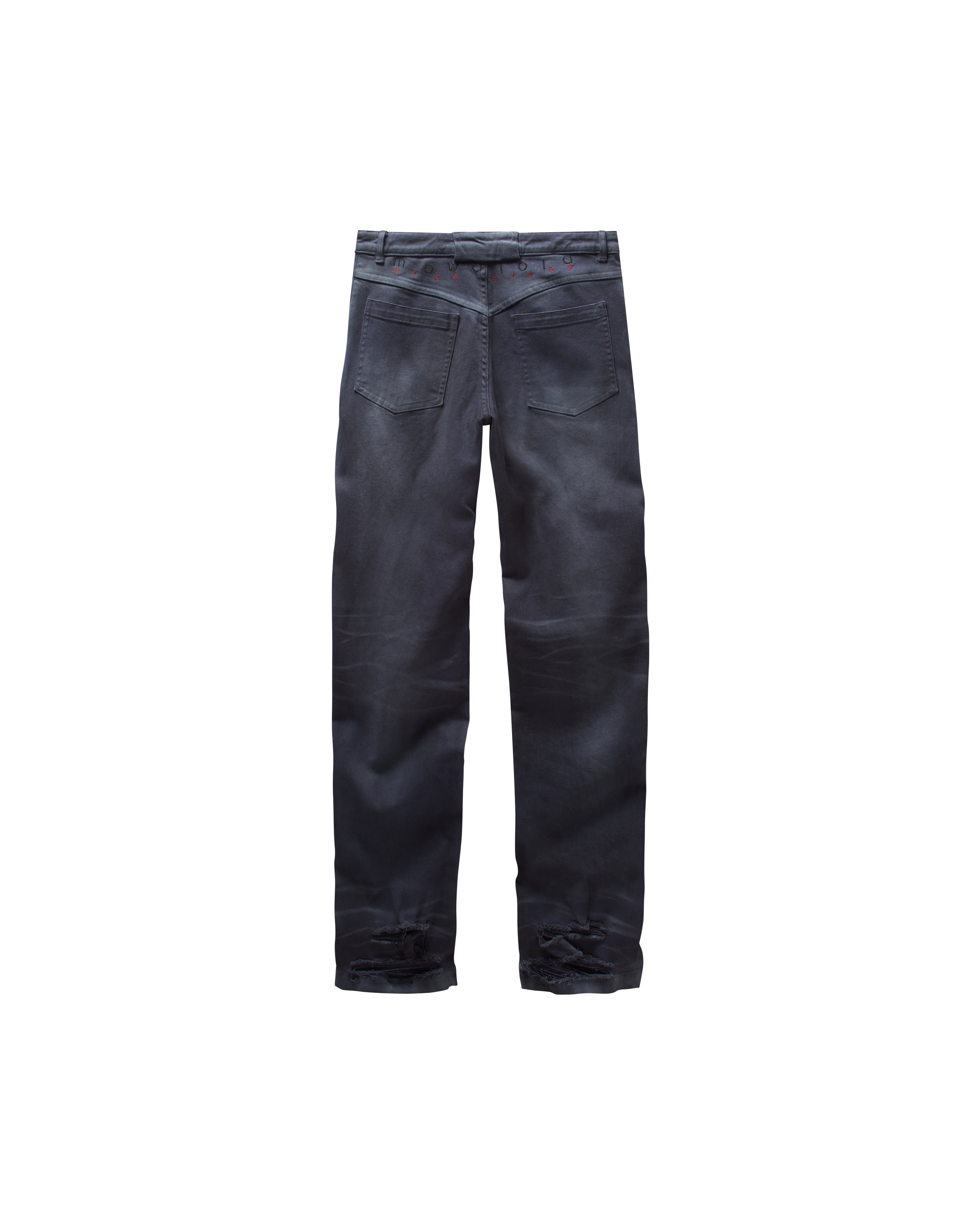 STRAIGHT-LEG BLACK JEANS Image 3
