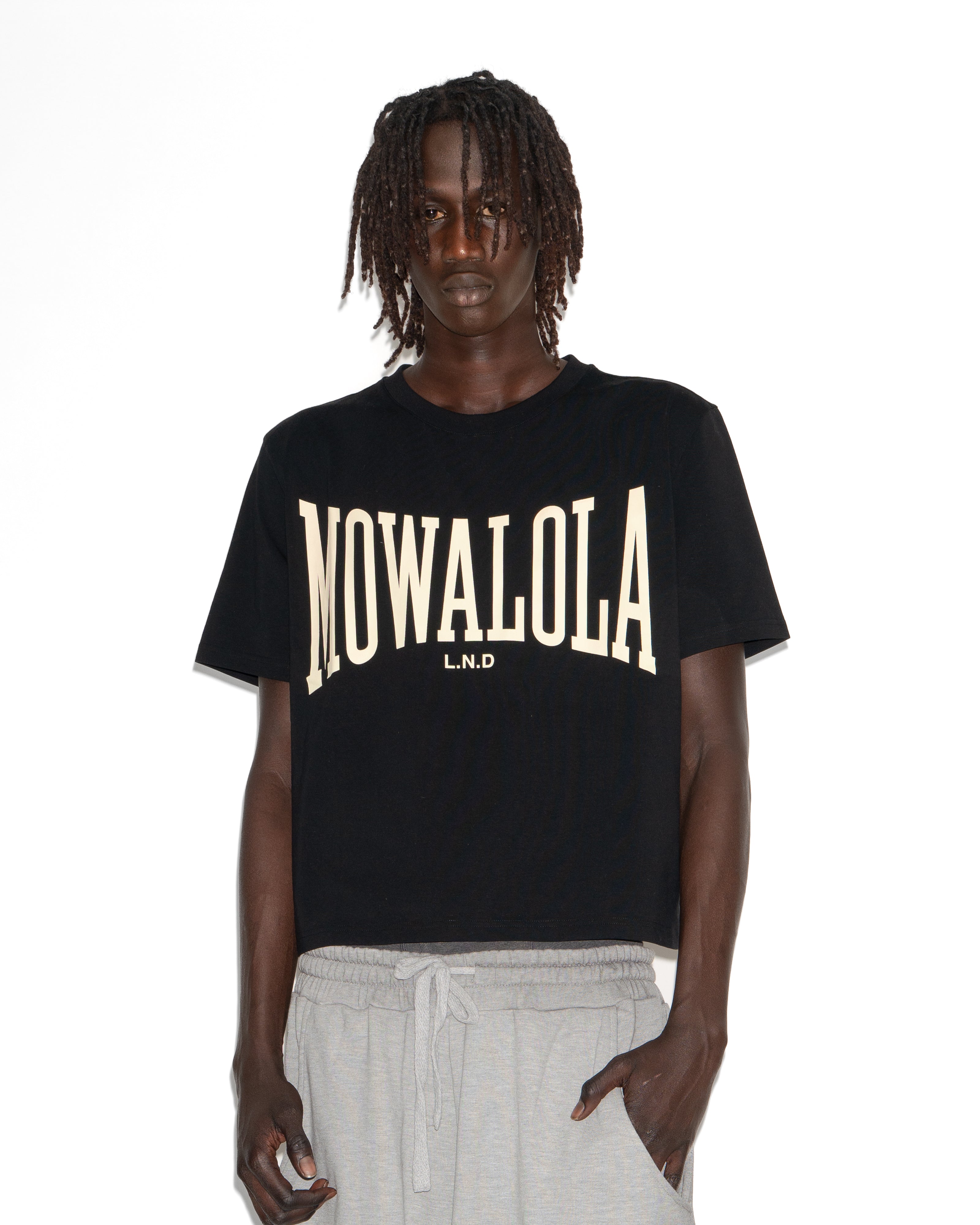 SWEAT TEE - BLACK Image 1