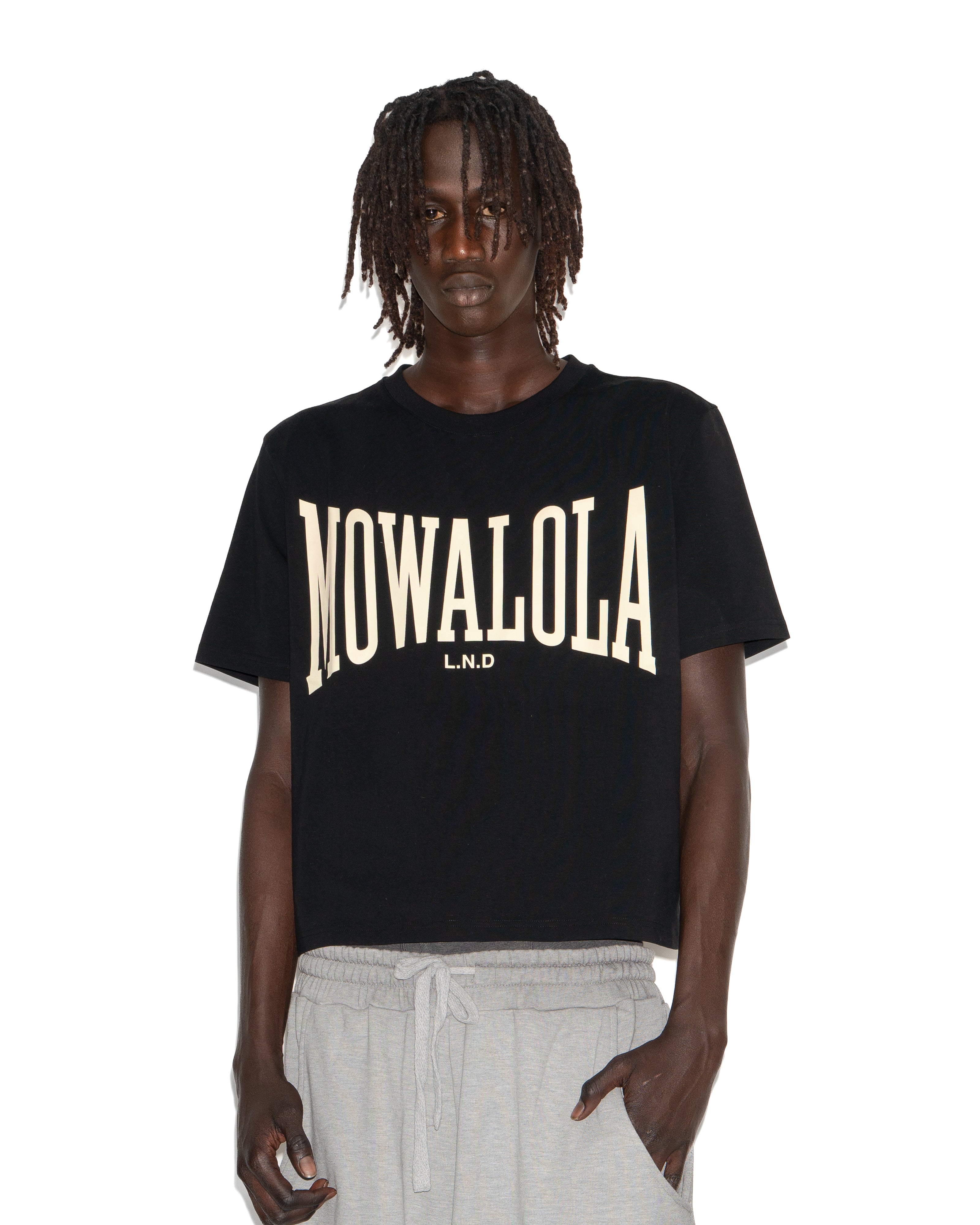 SWEAT TEE - BLACK Image 1